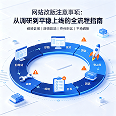 青岛建站-网站改版注意事项：从调研到平稳上线的全流程指南