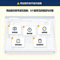 莱西建站-网站制作新手避坑指南：5个最常见的错误与对策