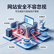 青岛建站-网站安全不容忽视:常见威胁与基础防护策略