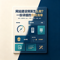 青岛建站-网站建设预算怎么做?一份详细的费用清单